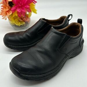 Red wing Shoes Black Leather Loafers Size 8.5 BLO6773A